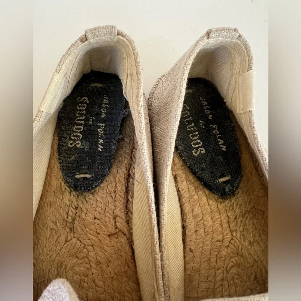 Soludos x Jason Polan Wink Embroidered Smoking Slipper Espadrille, 6